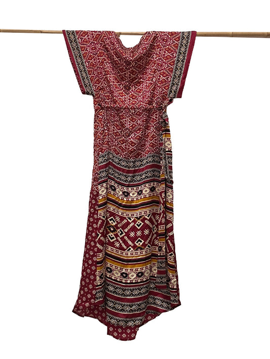 Kesso Backless Wrap Dress