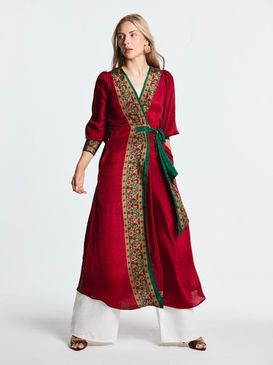 Daria Wrap Maxi Dress