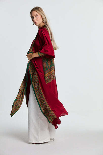 Daria Wrap Maxi Dress