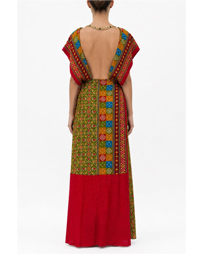 Kesso Backless Wrap Dress