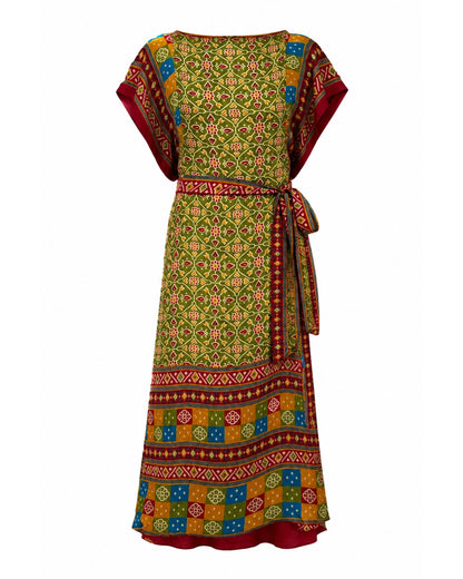 Kesso Backless Wrap Dress